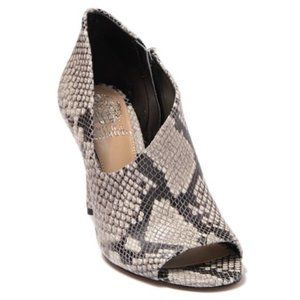 NEW Vince Camuto Careeta Asymmetrical Bootie Snake